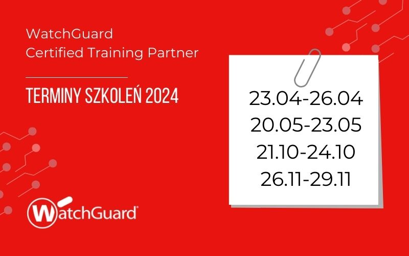 WatchGuard Certified Training Partner 2021